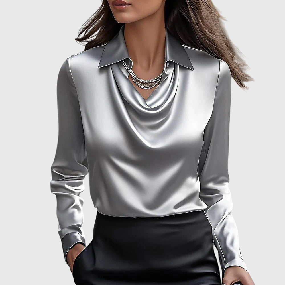 Karolina™ - Satynowa Bluzka (1+1 GRATIS)