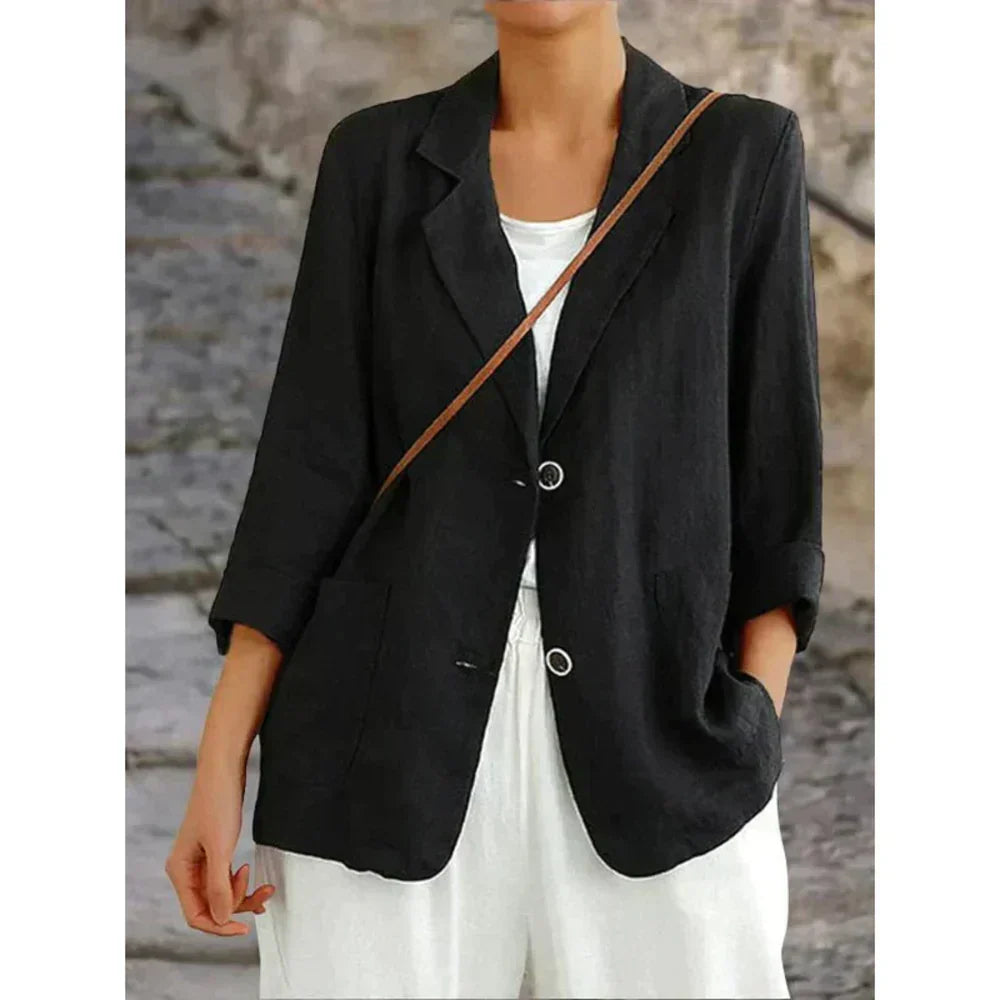 Vanessa | Leichter Blazer mit umgeschlagenen Ärmeln