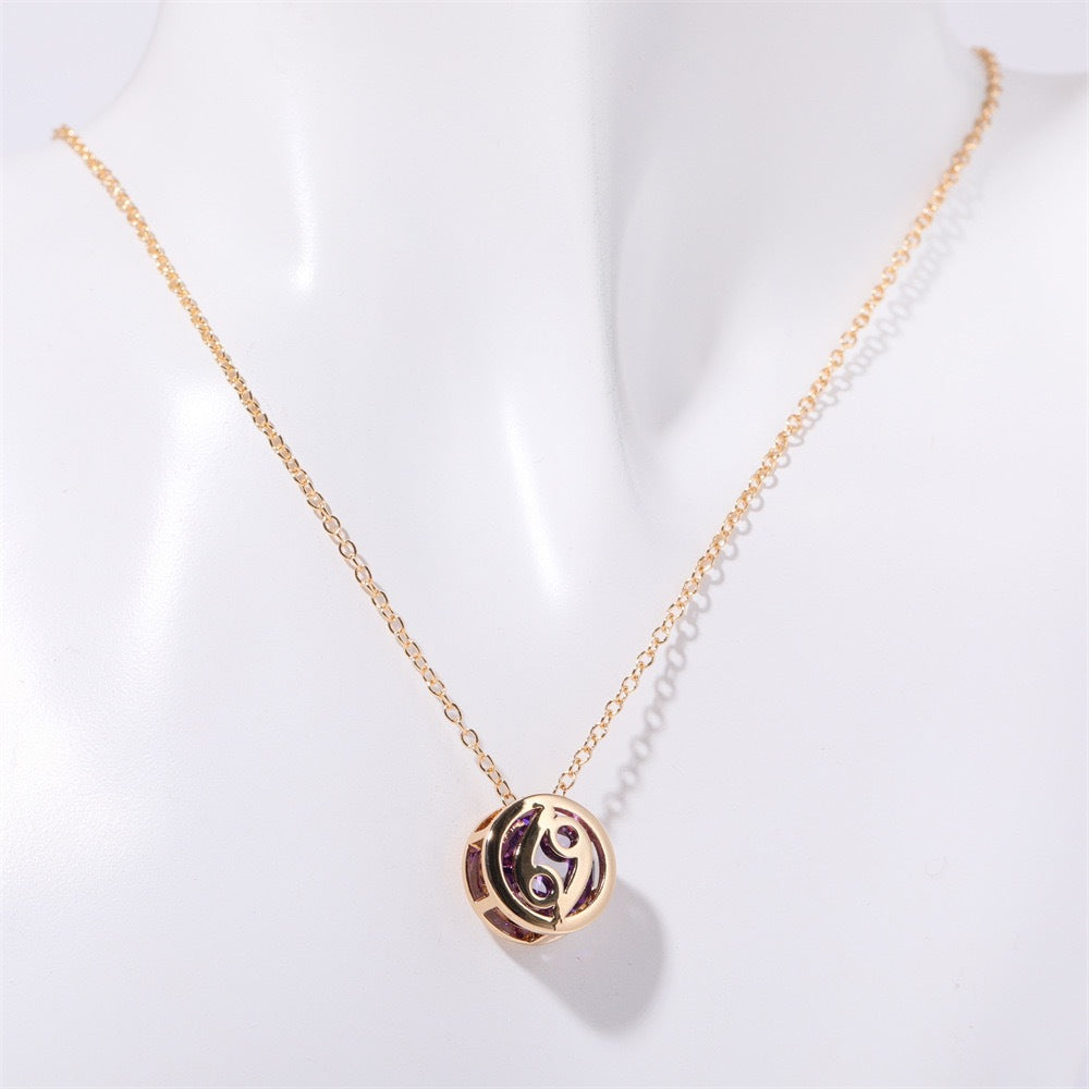 Double-Sided Zodiac Necklace