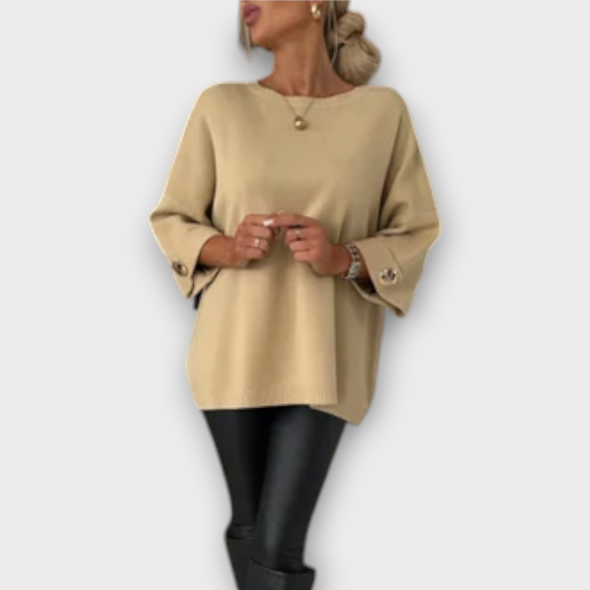 Isabella – Elegancka bluzka z dzianiny
