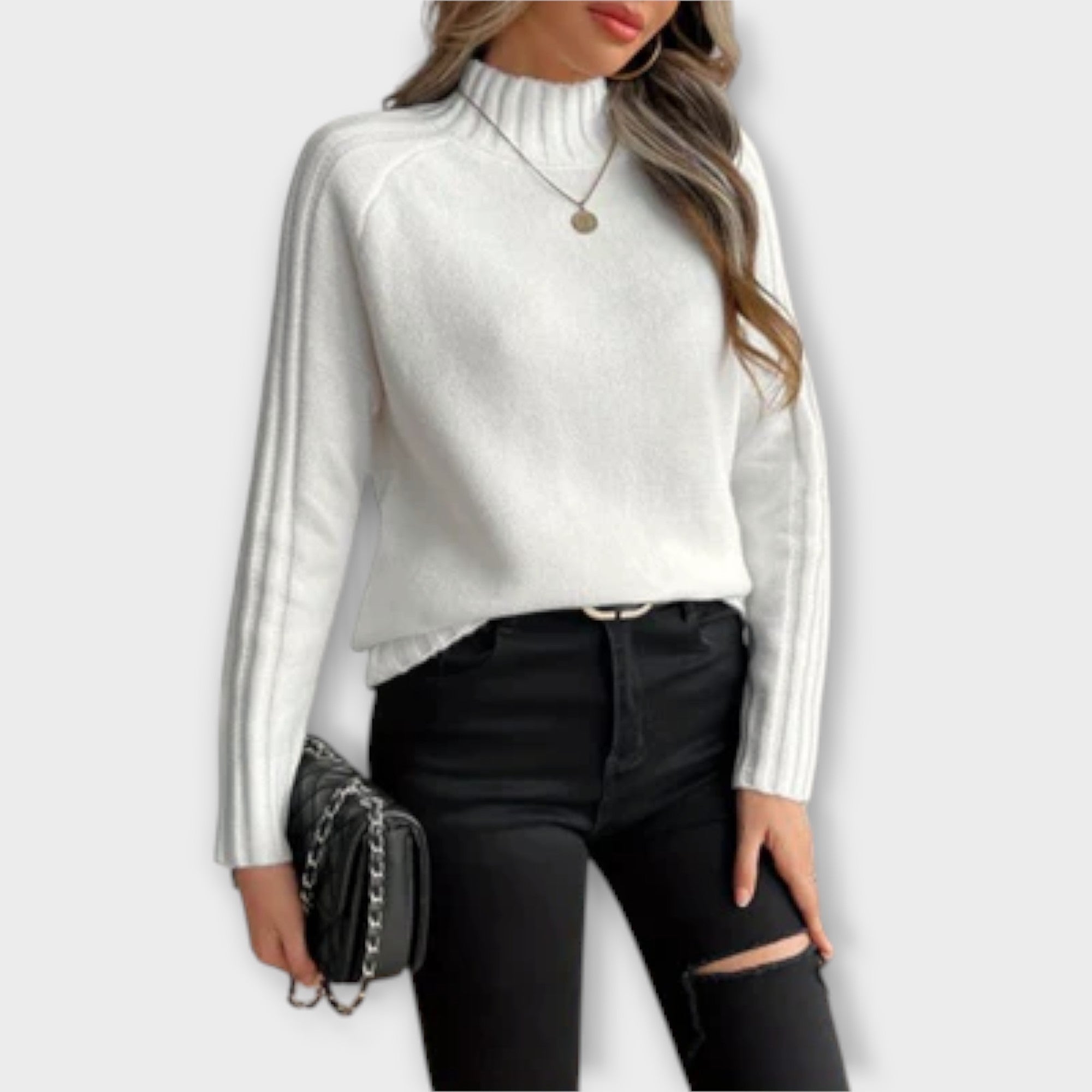 Hannah – Elegancki damski sweter dzianinowy