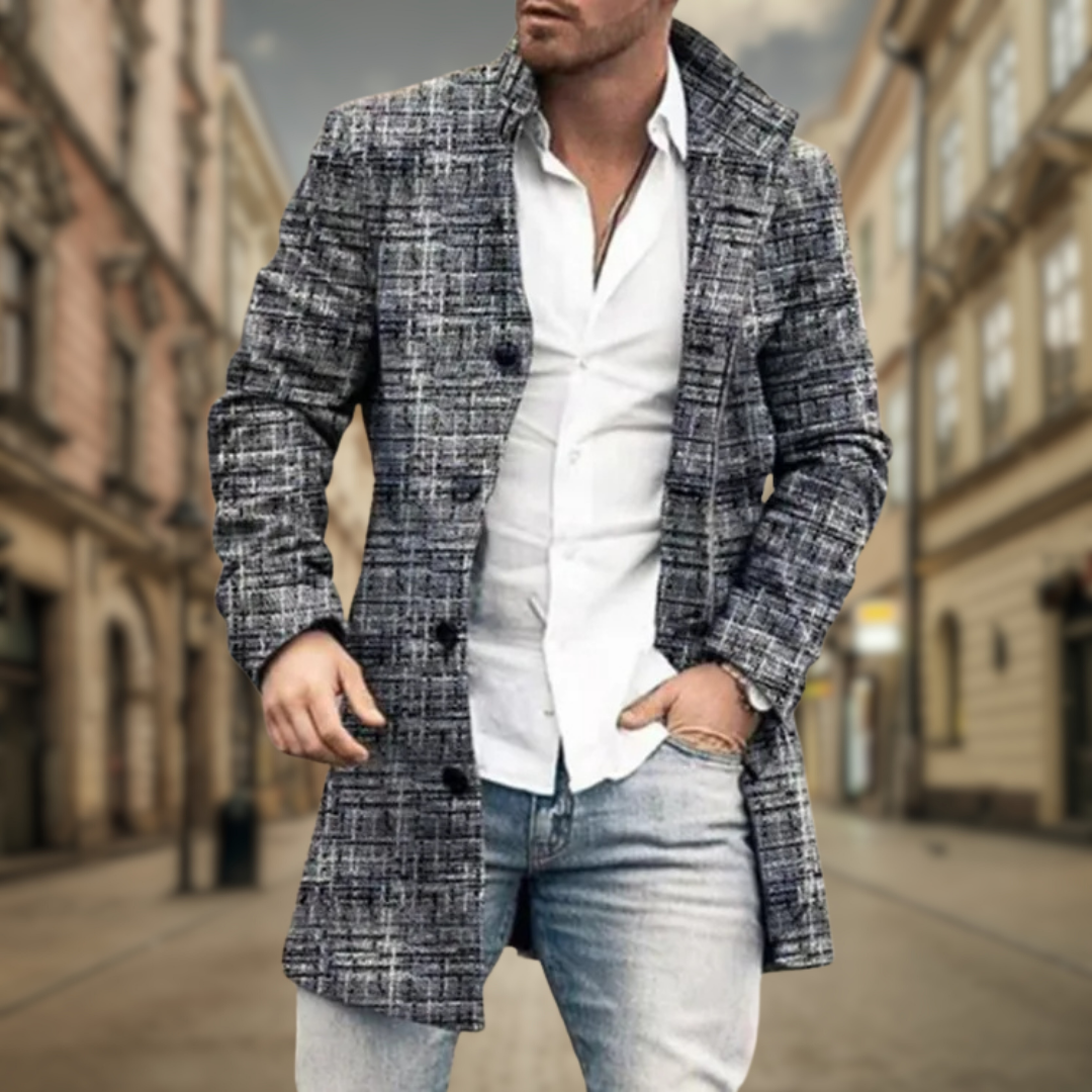Jacek - Elegancki Płaszcz Męski