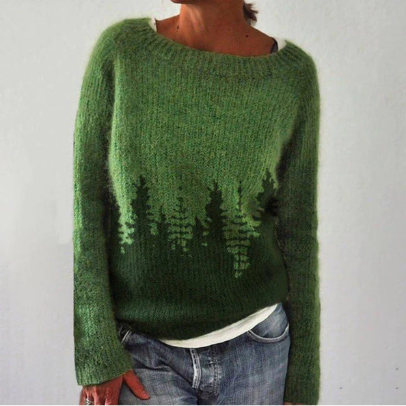 Veronika – Luźny i przytulny sweter retro