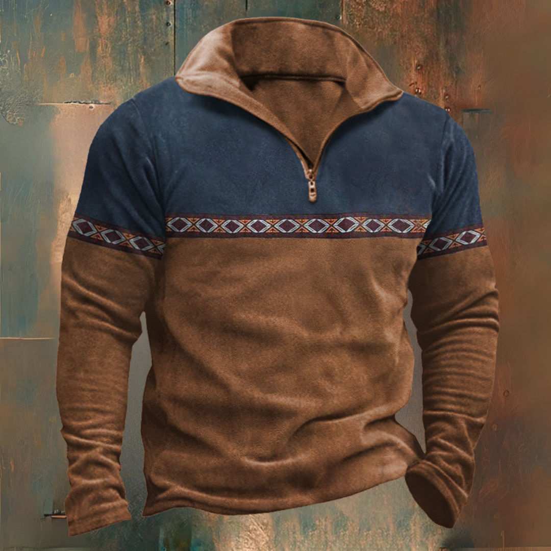 Sweter półgolf Half-Zip