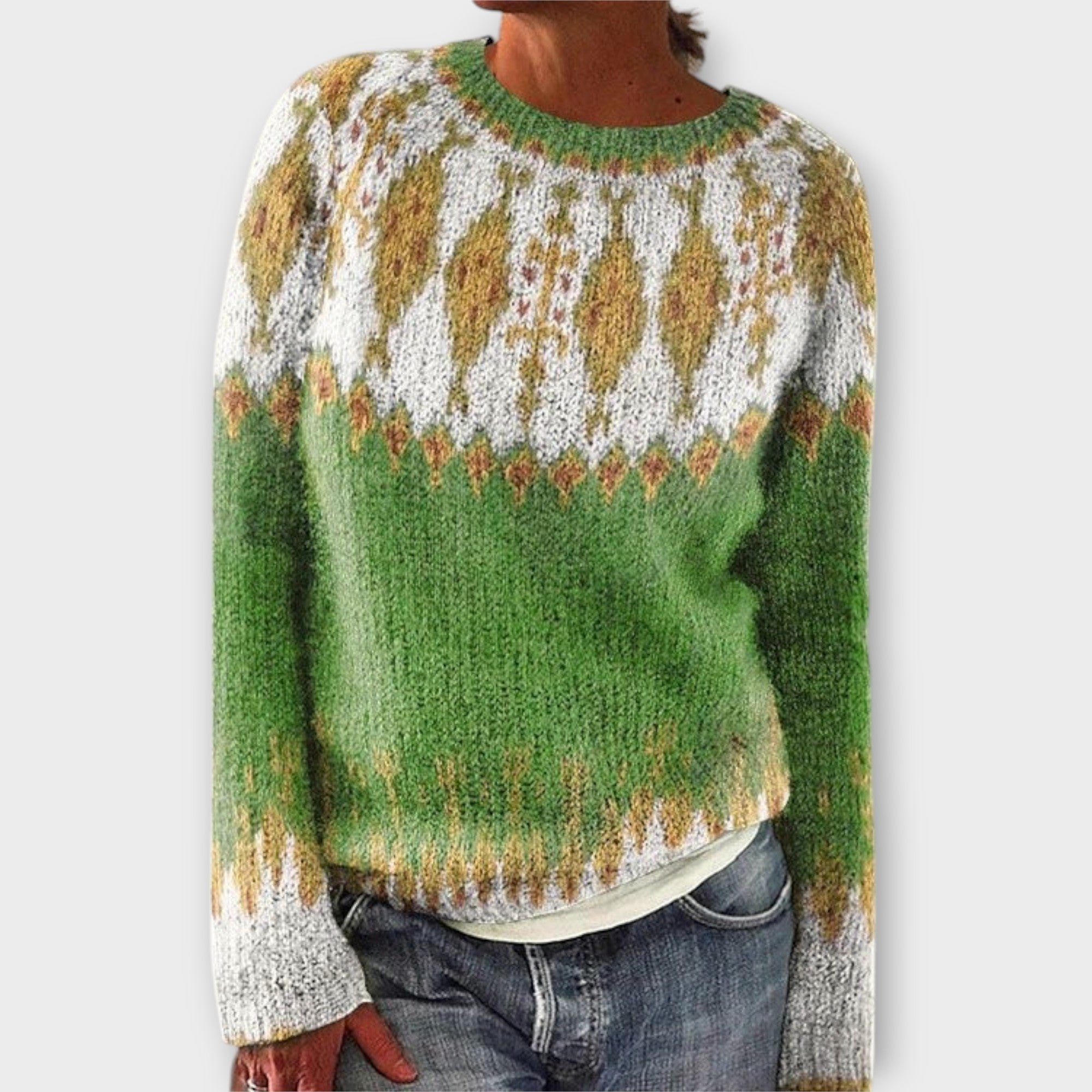Devyn – swobodny i przytulny sweter w stylu retro