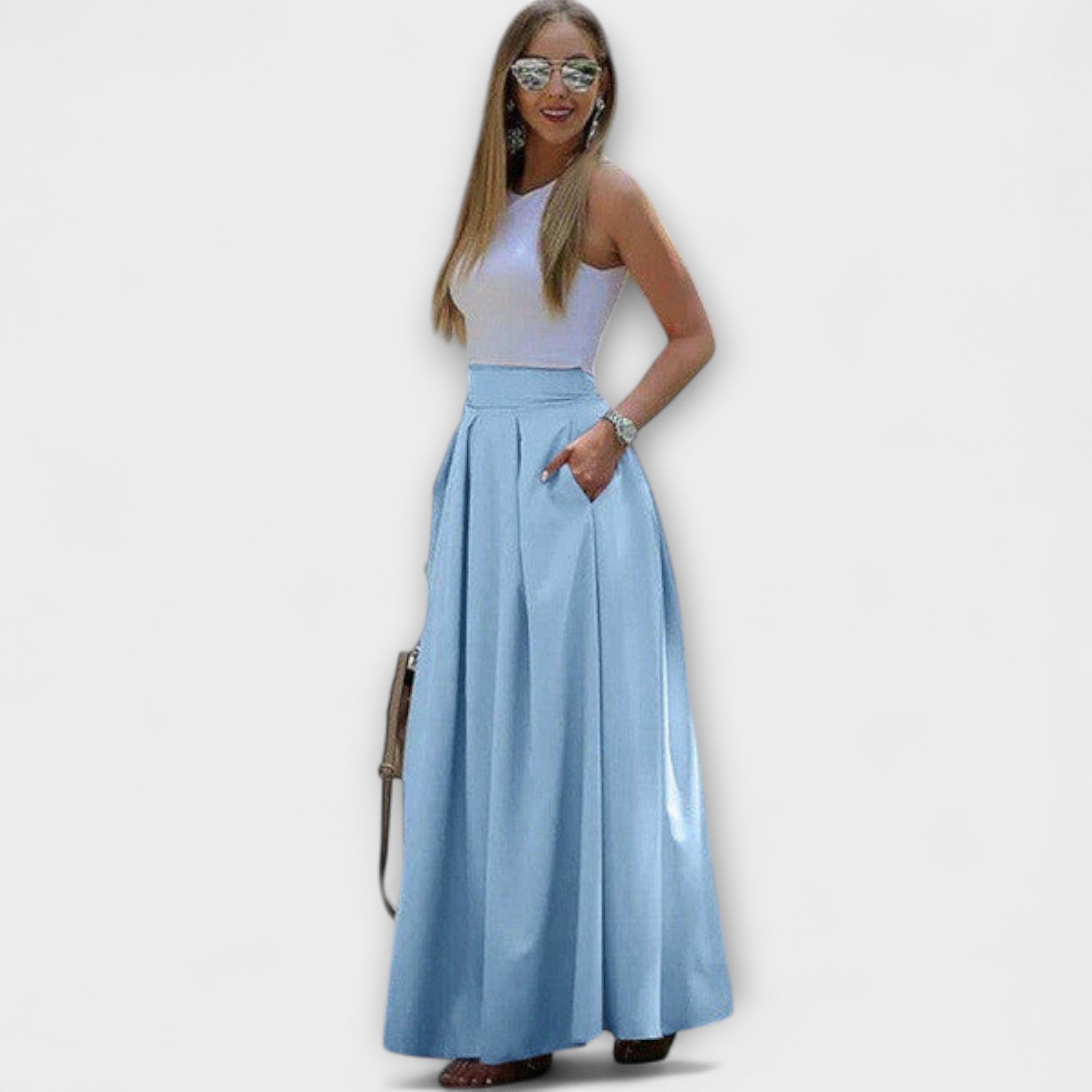 Ilyse – Eleganter Maxirock mit hoher Taille