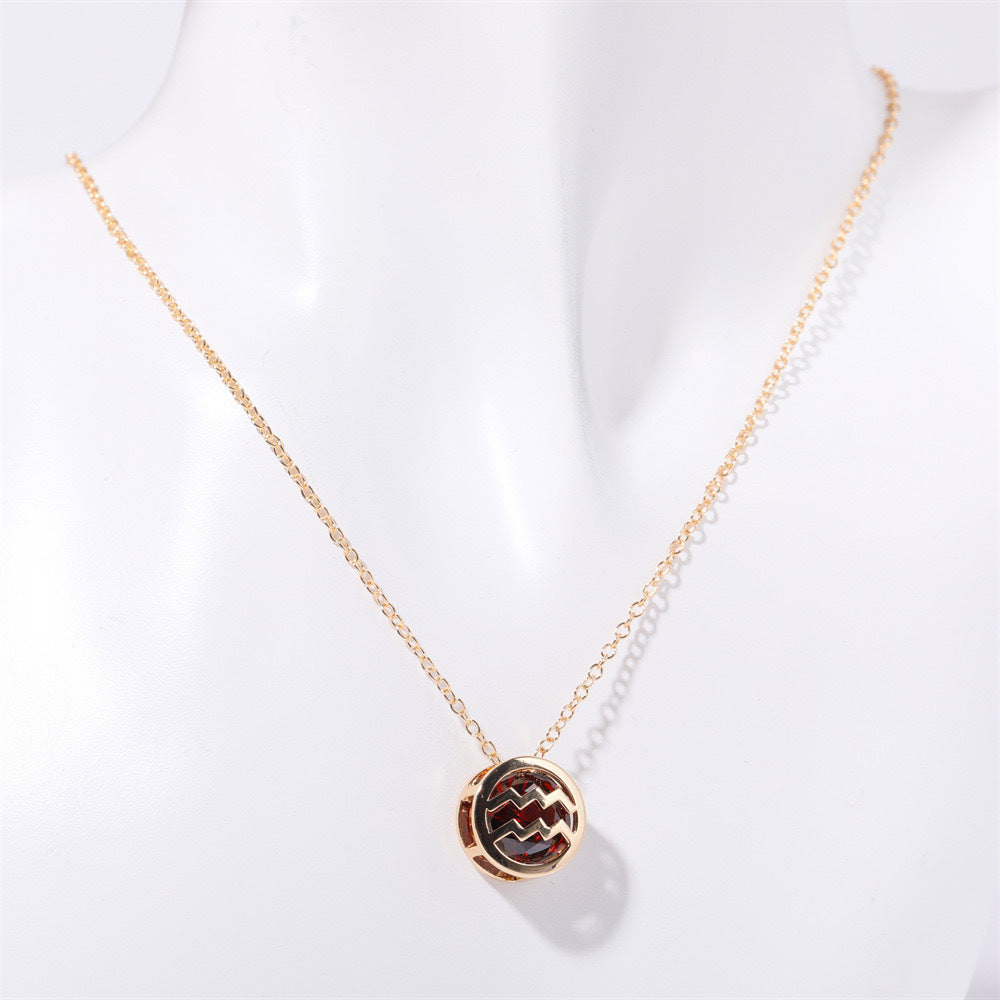 Double-Sided Zodiac Necklace
