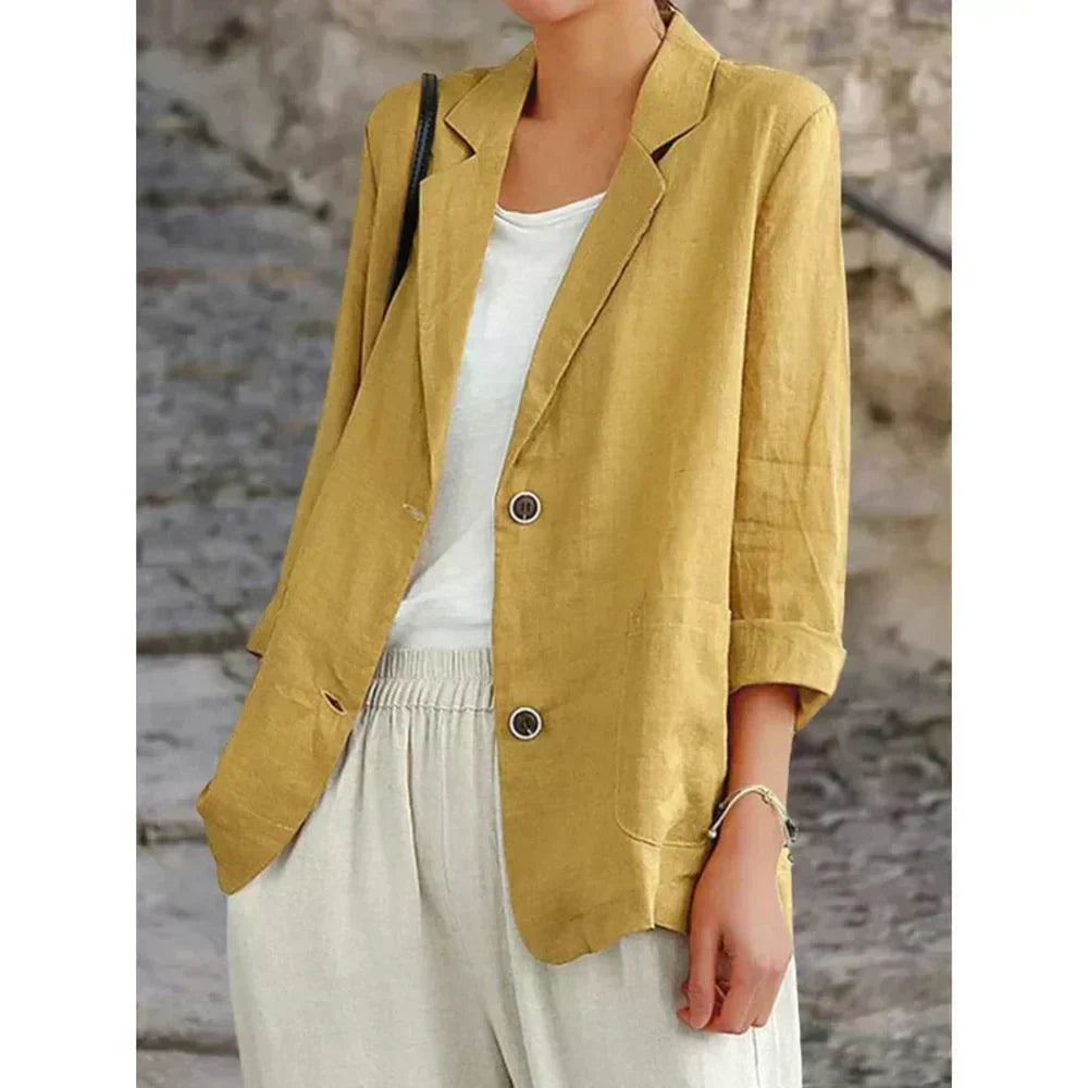 Vanessa | Leichter Blazer mit umgeschlagenen Ärmeln