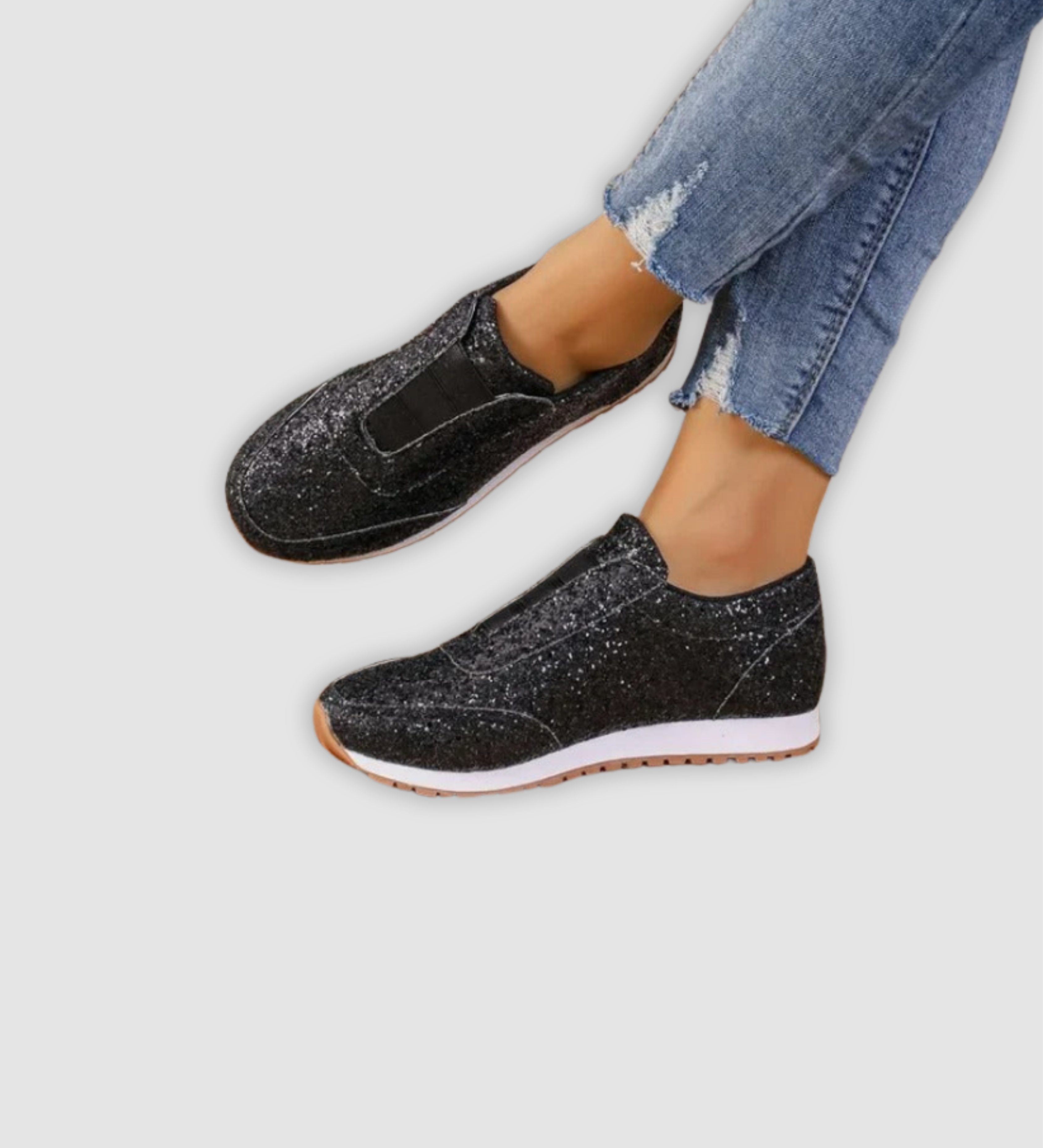 Liesbeth - Glitzer-Turnschuhe