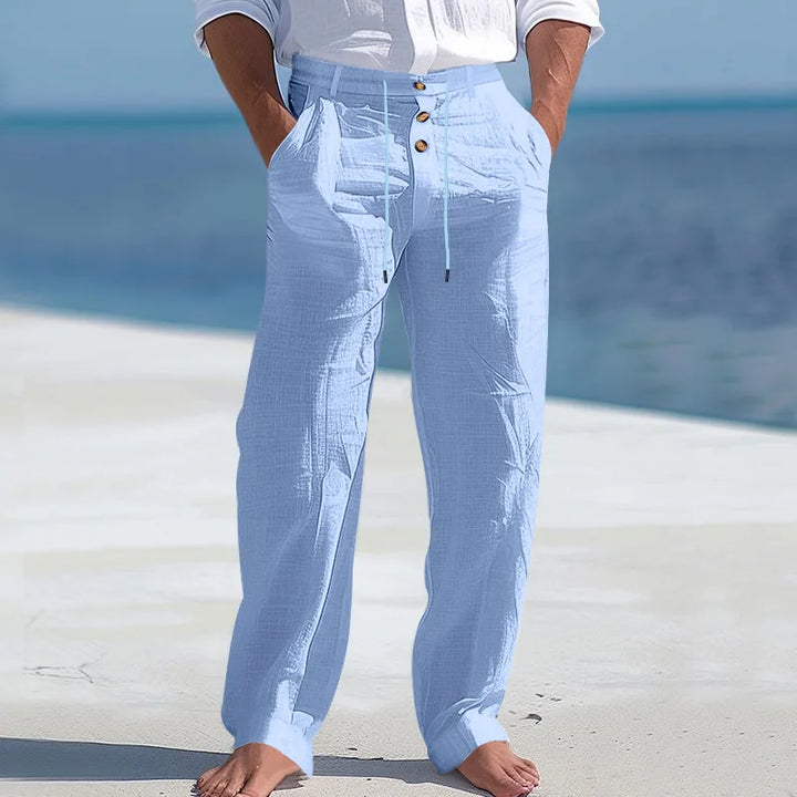 EMILE – Lekkie Eleganckie Spodnie na Letnie Dni