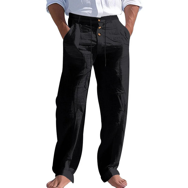 EMILE – Lekkie Eleganckie Spodnie na Letnie Dni