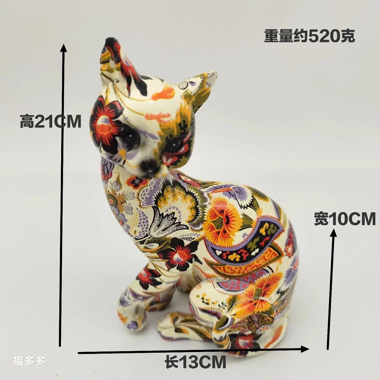 Christmas Items Resin Animal Figurines Miniatures Decoration Home Fortune Cats Living Room Office Desk Ornament Accessories New