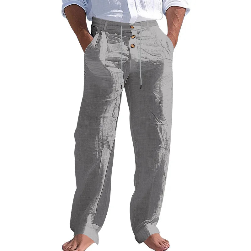 EMILE – Lekkie Eleganckie Spodnie na Letnie Dni