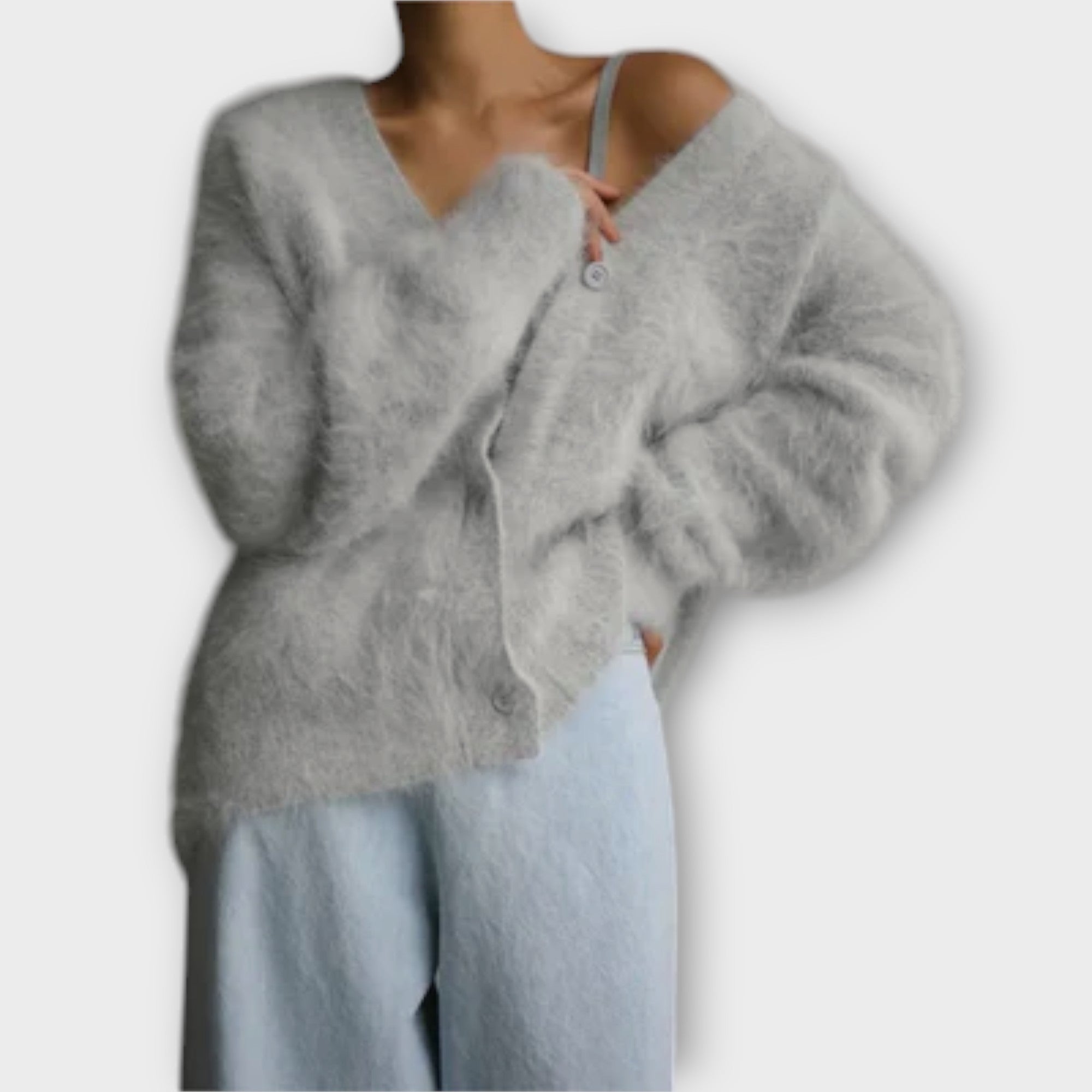Dahlia – Elegancki kardigan oversize z klasą