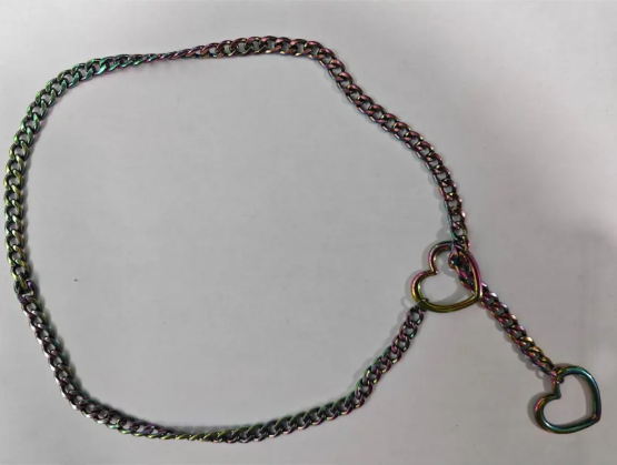 Lara Necklace with Heart in Stainless Steel