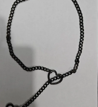 Lara Necklace with Heart in Stainless Steel