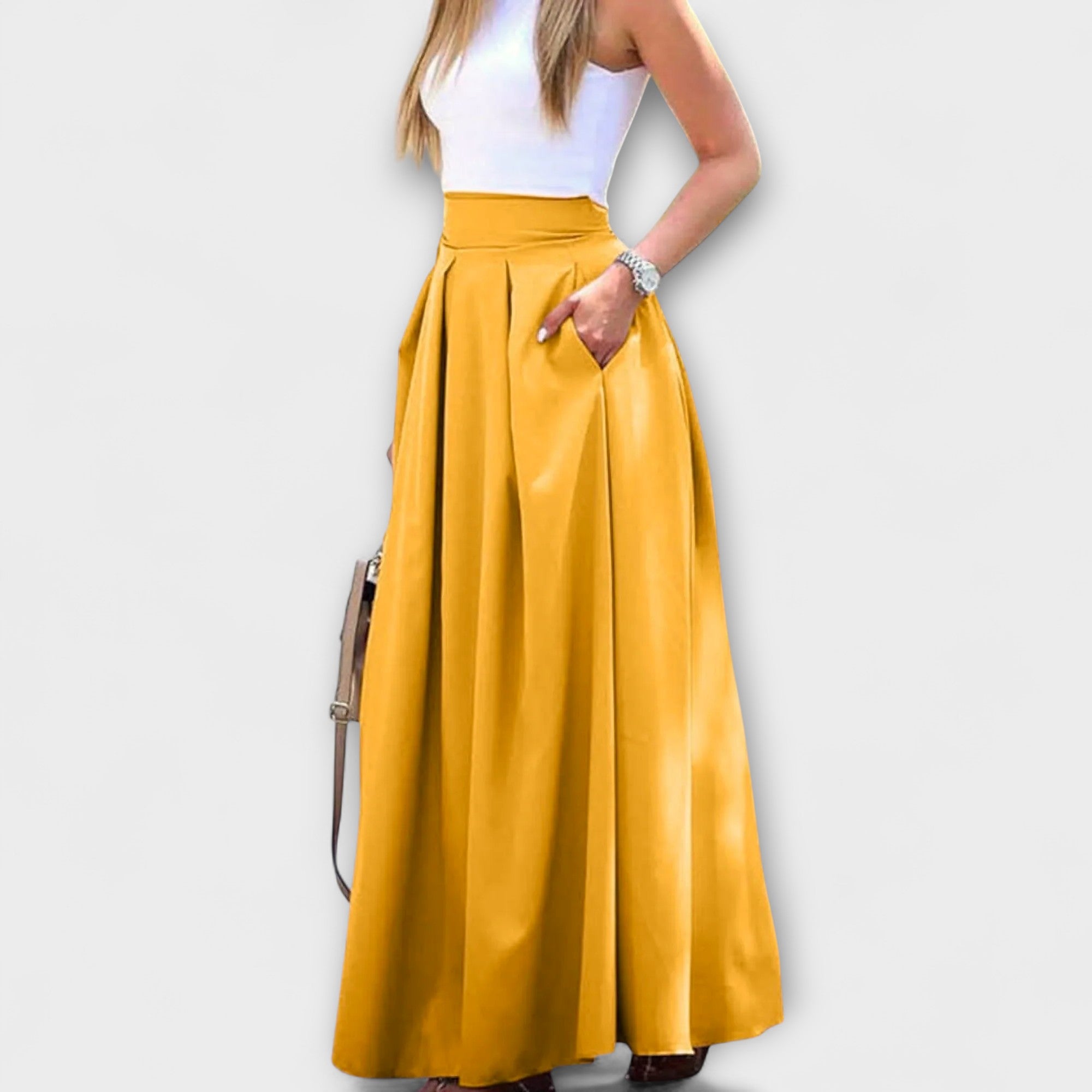 Ilyse – Eleganter Maxirock mit hoher Taille