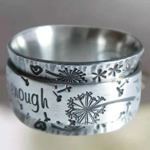 Dandelion Tooth Meditation Ring