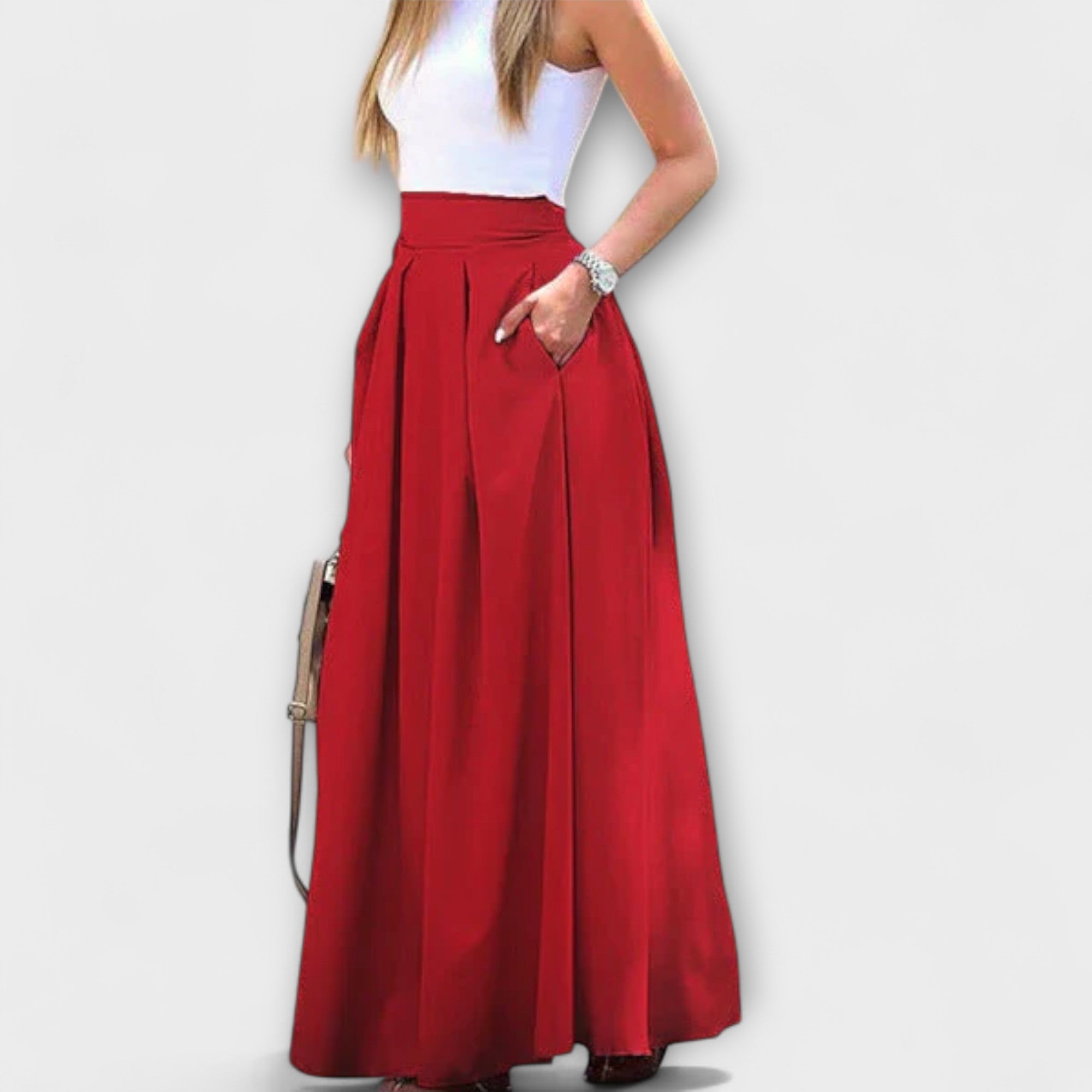 Ilyse – Eleganter Maxirock mit hoher Taille