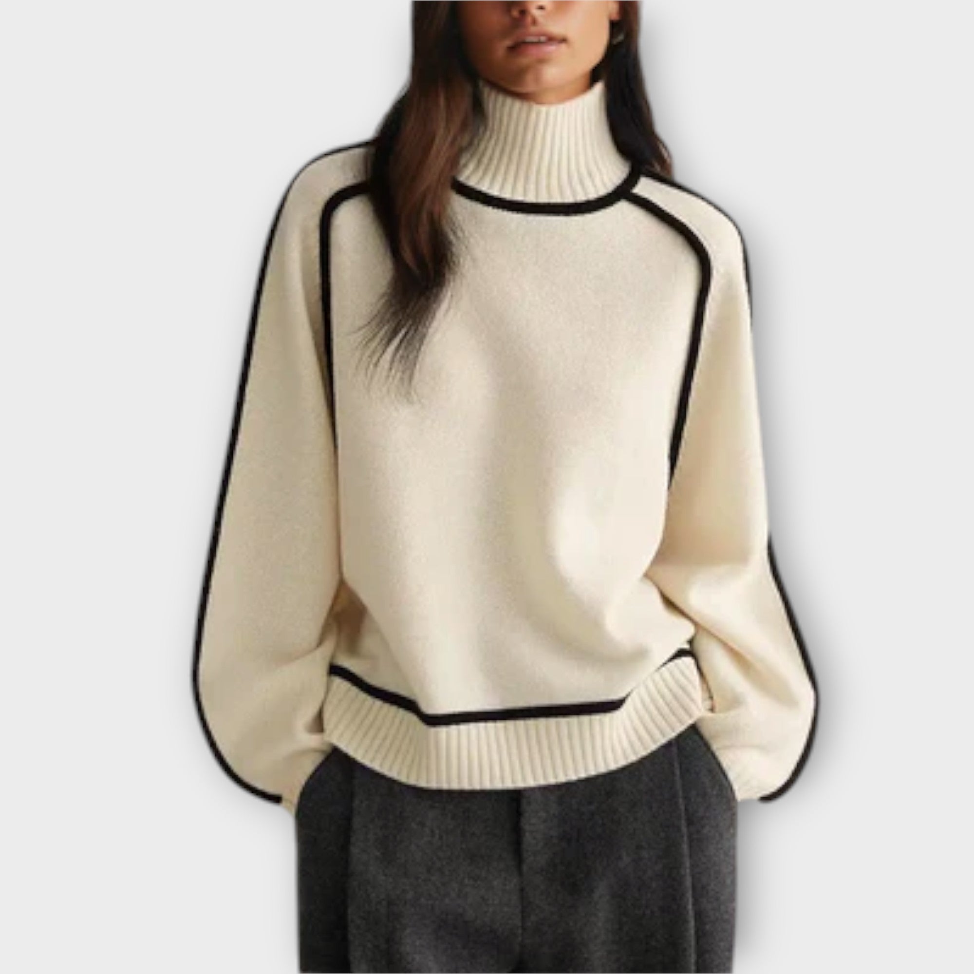 Emilie – Elegancki i miękki sweter z golfem