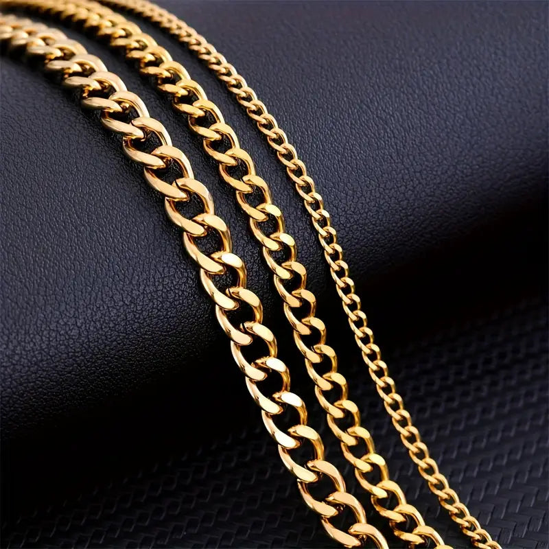 Minimalist Cuban chain necklace for men