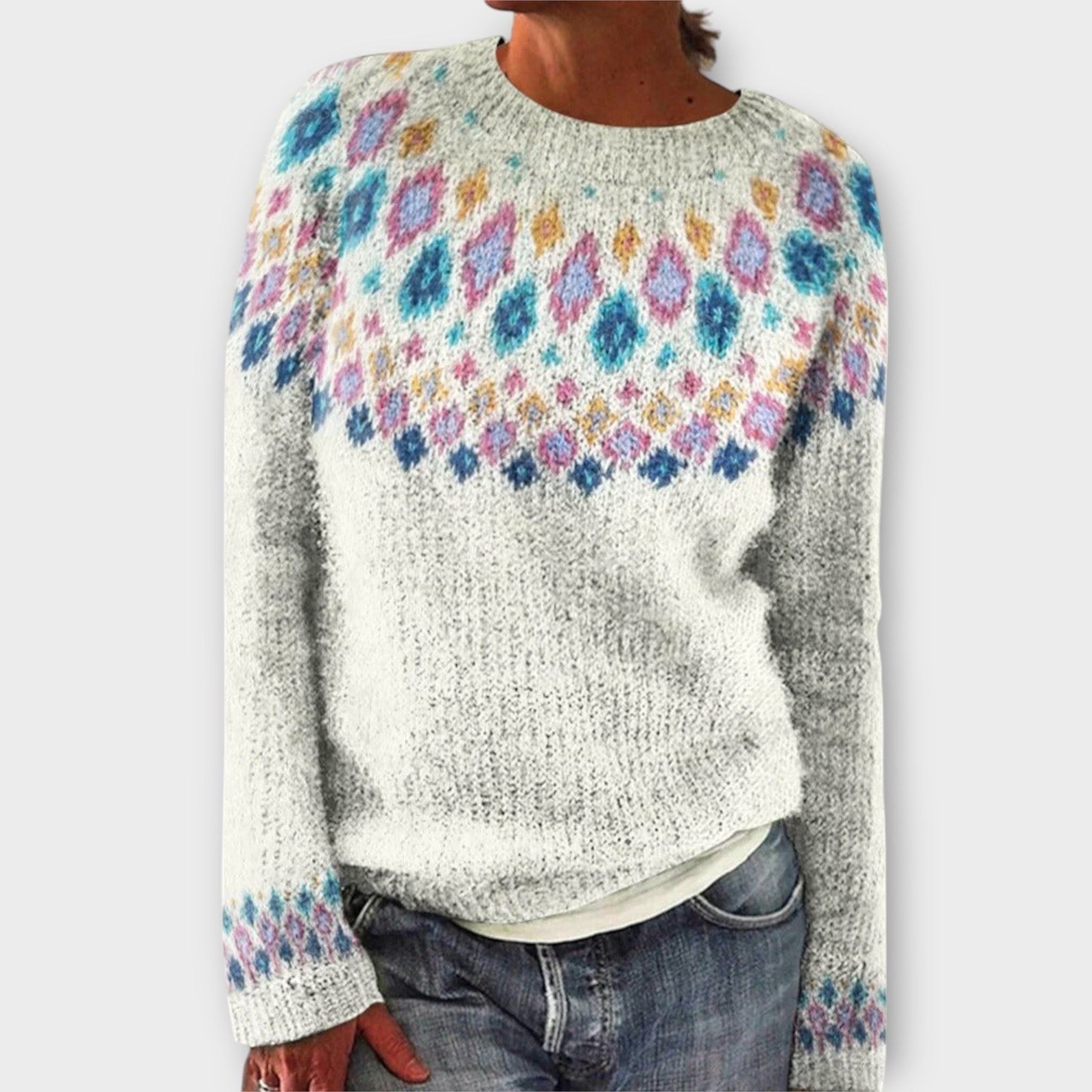 Devyn – swobodny i przytulny sweter w stylu retro