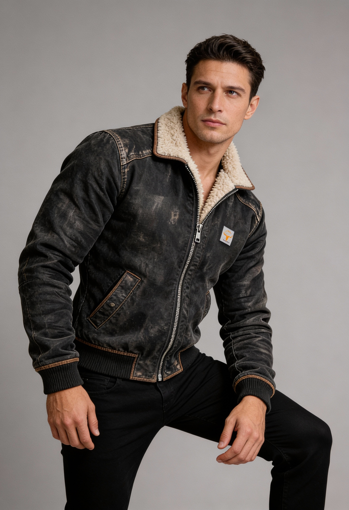 Oliwier - kurtka ze skóry termicznej