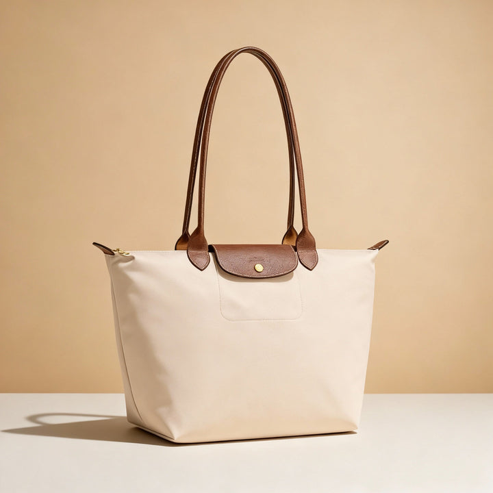 Longchamp | Duża torba Le Pliage, Beżowy