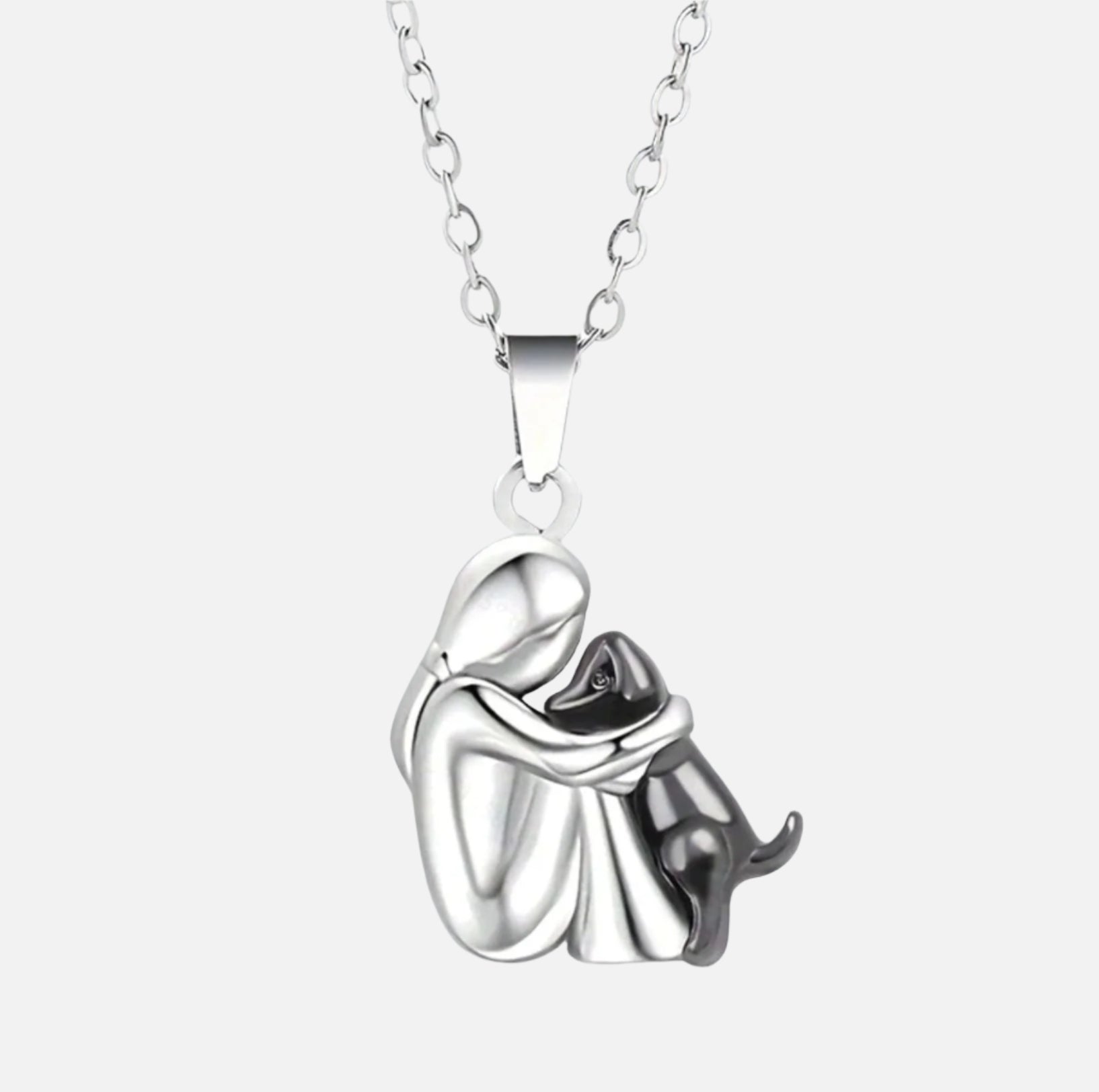 Hug Necklace with Pendant