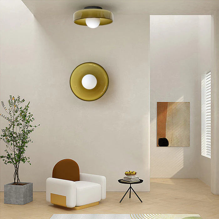 Modern Round Flush Mount Kitchen Flush Ceiling Light