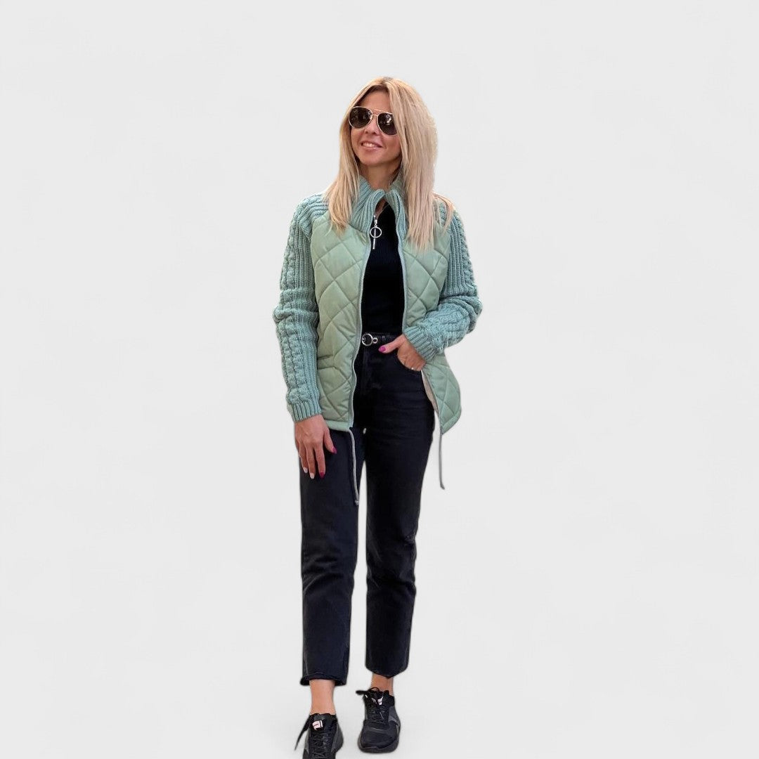 Teresa - Kurtka damska w stylu patchworkowym