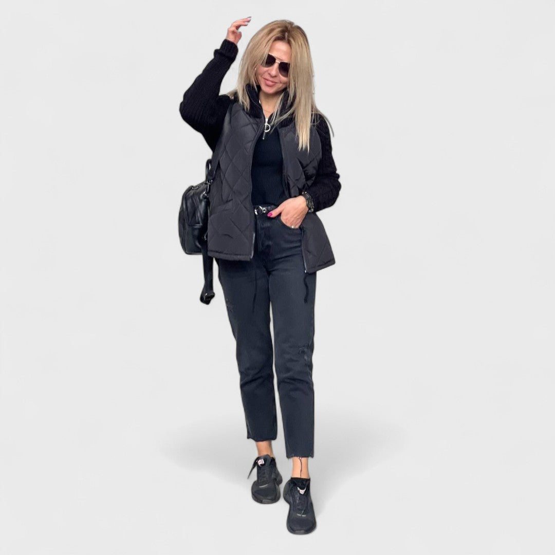 Teresa - Kurtka damska w stylu patchworkowym