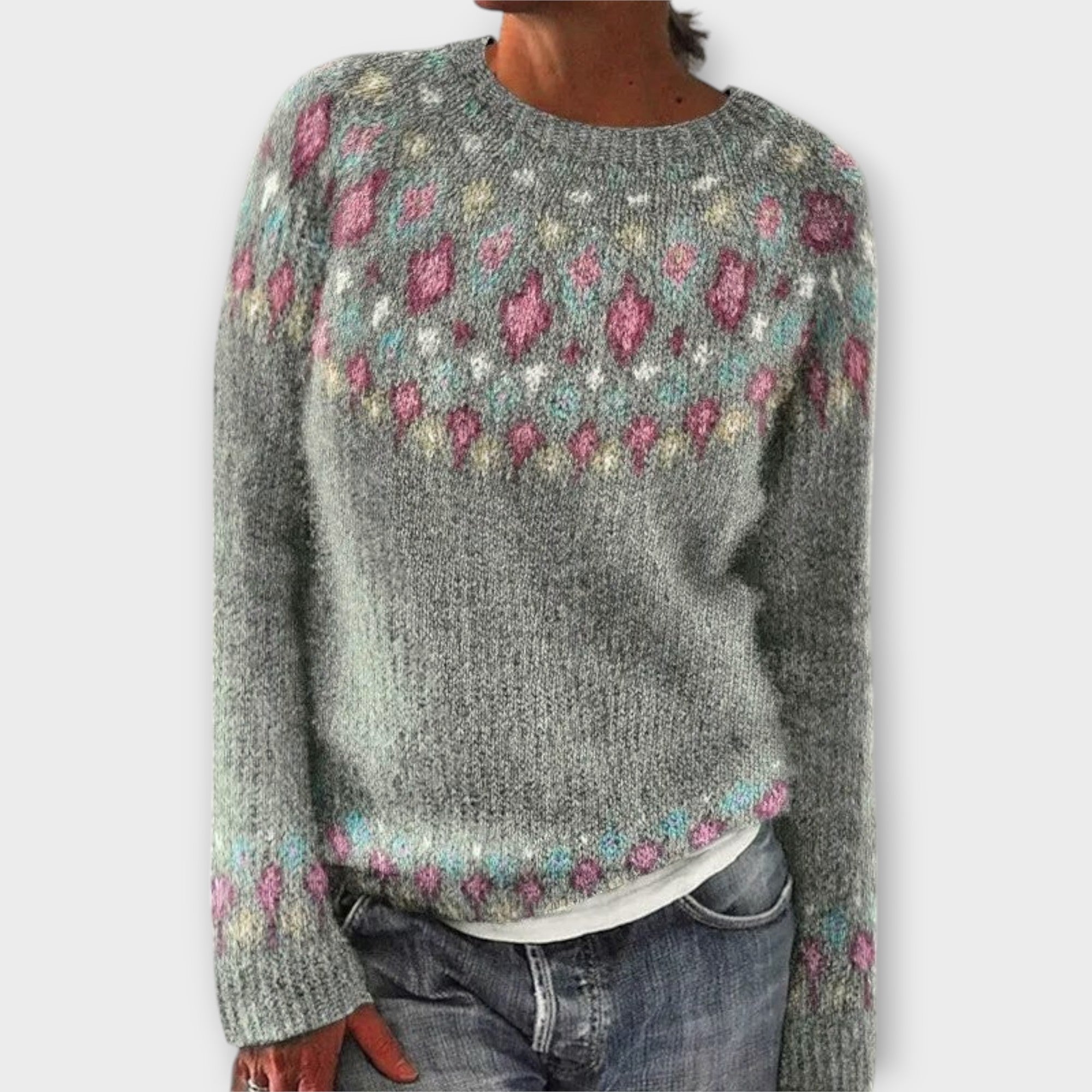 Devyn – swobodny i przytulny sweter w stylu retro
