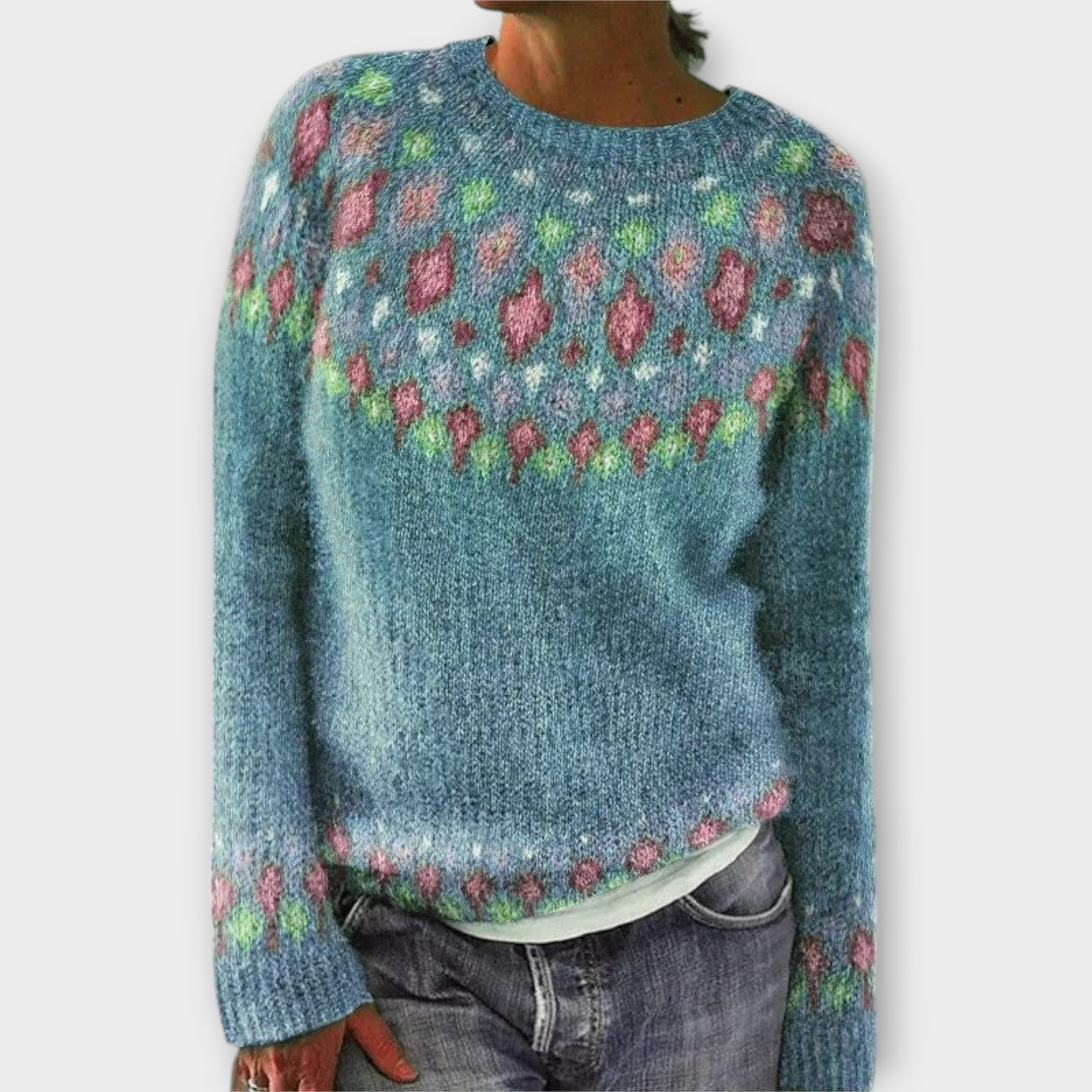 Devyn – swobodny i przytulny sweter w stylu retro