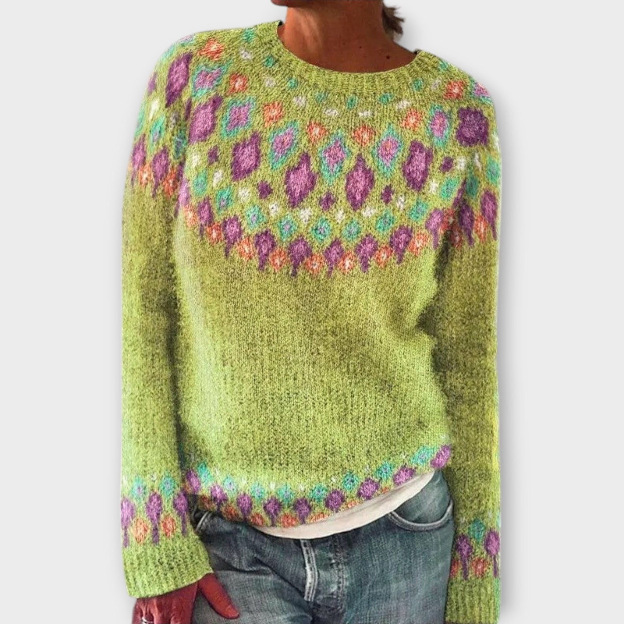 Devyn – swobodny i przytulny sweter w stylu retro