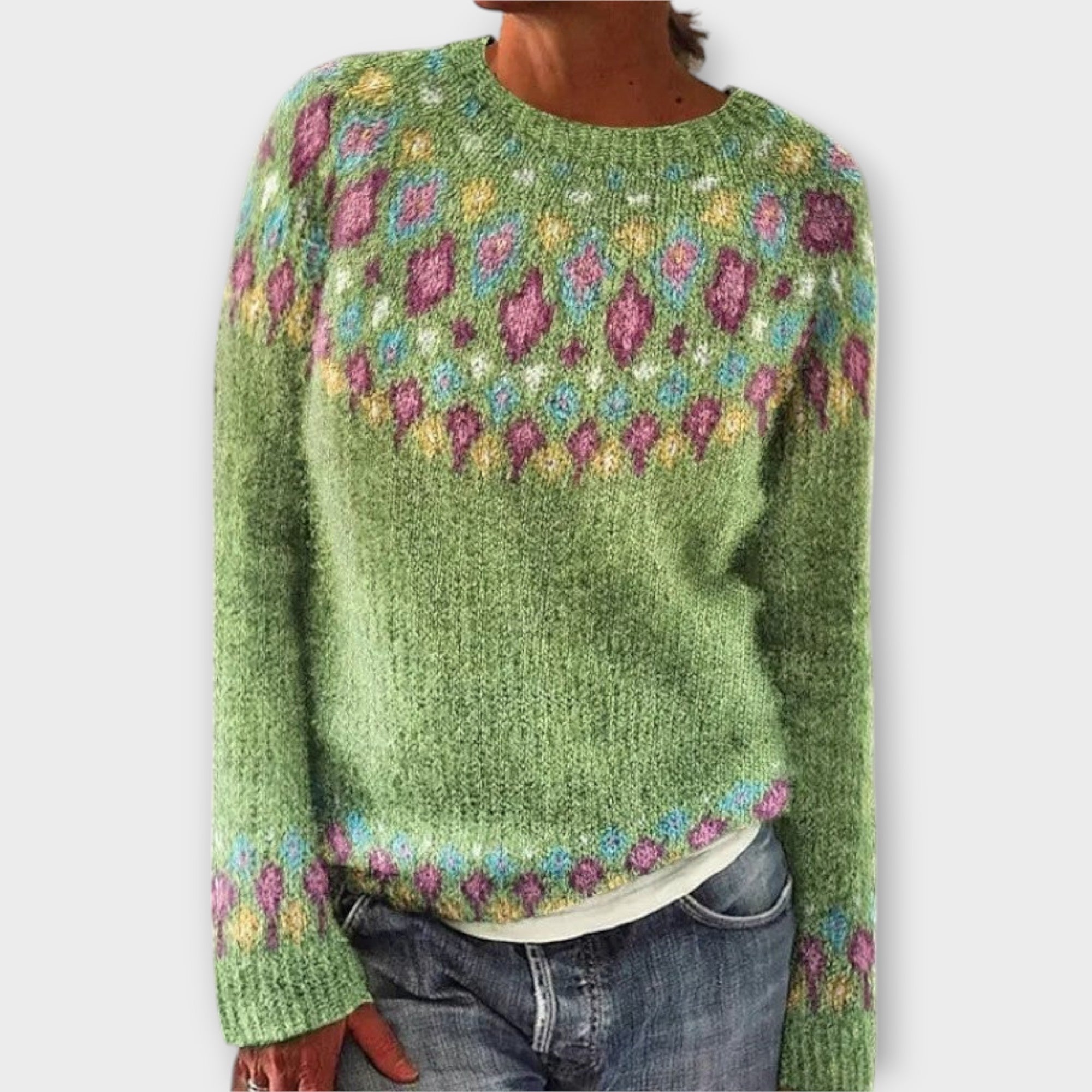 Devyn – swobodny i przytulny sweter w stylu retro