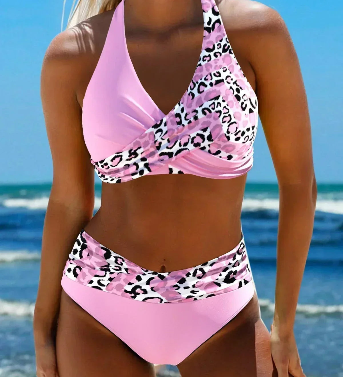 Eleonora - Bikini z krzyżowym paskiem